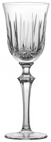 Taça de Cristal Lapidado p/ Vinho Branco 37 - Transparente  Incolor