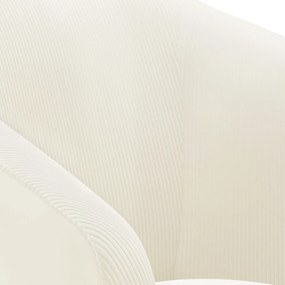 Poltrona Decorativa Pé de Ferro Dourado Stella Cotelê Int/Veludo D03 - D'Rossi - Menta