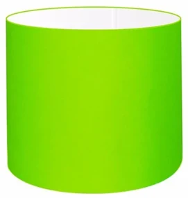 Cúpula Abajur Cilíndrica Cp-8012 Ø30x25cm Verde Limão