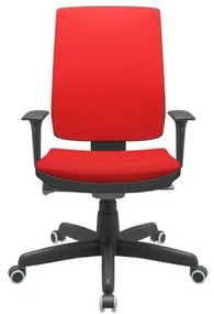 Cadeira Office Brizza Soft Aero Vermelho Autocompensador Base Standard 120cm - 63899 Sun House