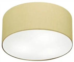 Plafon de Sobrepor Cilíndrico SP-3047 Cúpula Cor Algodão Crú