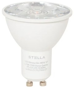 Lampada Led Dicroica Gu10 5,7w 10 Irc95 2700k Dimerizavel