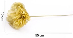 Rosa Artificial Bege 10x55 cm - D'Rossi