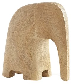 Escultura Decorativa de Elefante 18x9x16,5 Bege - Gran Belo
