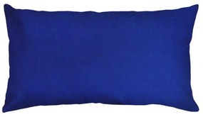 Capa de Almofada Suede Suprema em Tons Azul e Cinza - Lisa Azul Royal - 60x30cm