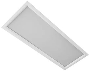 Plafon Led Embutir Aluminio Branco 36W Sevilha - LED BRANCO QUENTE (3000K)