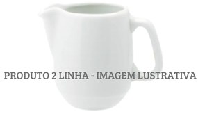 Leiteira 400 Ml Porcelana Schmidt - Mod. Cilíndrica 2° Linha