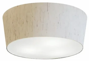 Plafon Para Sala de Jantar Cone SJ-3003 Cúpula Cor Linho Bege