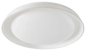 Plafon Led Sobrepor Metal Branco 30W Yamamura - LED BRANCO QUENTE (3000K)