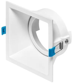 Plafon Embutir Aluminio Square 14Cm Par30 30W - BRANCO