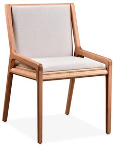 Cadeira Yasmim Estofada Estrutura Madeira Liptus Design Sustentável