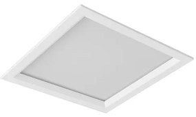 Plafon Led Embutir Quadrado Branco 16W Sevilha - LED BRANCO NEUTRO (4000K)