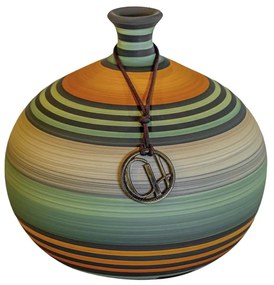 Vaso Decorativo De Cerâmica - Maruaga Fosco