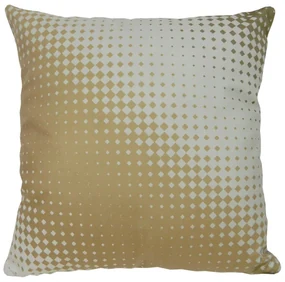 Capa de Almofada Olimpya em Suede Tons Bege com Azul - AOY-0113 - 45x45cm