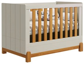 Berço Mini Cama Lotus com Frisos - Areia Fosco e Savana