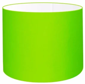 Cúpula Abajur Cilíndrica Cp-7020 Ø45x21cm Verde Limão