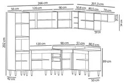 Armário de Cozinha Modulada de Canto 8 Peças CP01 Balcão Branco - Lumi