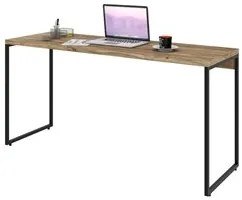 Mesa de Escritório Escrivaninha 150cm Dynamica Industrial C08 Carvalho