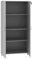 Armário de Escritório Multifuncional 2 Portas 80cm Web15 G04 Cinza - M