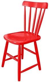 Cadeira Skand Assento Escavado Cor Vermelha - 33368 Sun House