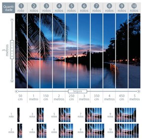 Painel fotográfico sunset thailand