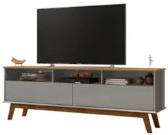 Rack Bancada Para TV Até 65 Polegadas Elegant Cinamomo/Titanium - Bech