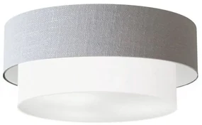Plafon Para Corredor Cilíndrico SC-3024 Cúpula Cor Rústico Cinza Branco