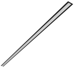 Perfil De Sobrepor Preto Para Fita Led 2,5m Simple Way