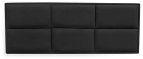 Cabeceira Painel Cama Box Solteiro 100cm Nina Suede Preto - Sheep Estofados - Preto