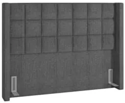 Cabeceira Cama Box Casal King 195cm Pisa Z37 Linho Cinza - Mpozenato