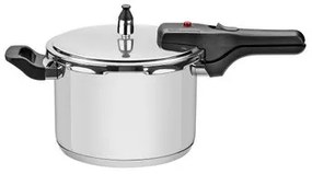 Panela de Pressão Tramontina Brava em Aço Inox com Fundo Triplo 22 cm 6 L