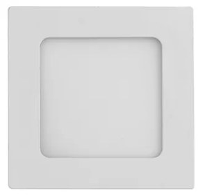 Plafon Led Embutir Quadrado Branco 6W Yamamura - LED BRANCO QUENTE (3000K)