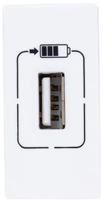 Modulo Tomada Carregador Usb Pial Plus+ 1,5a Branco