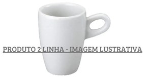 Xicara Café Sem Pires 70Ml Porcelana Schmidt - Mod. Sofia Alta 2º Linha