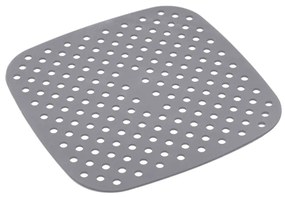 Tapete Protetor De Silicone Para Air Fryer 18,5Cm Cinza - Lyor