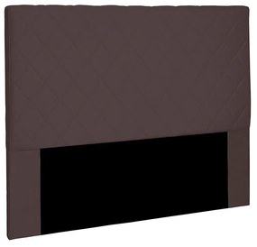 Cabeceira Dubai Para Cama Box Queen 160 cm Suede Café - D'Rossi