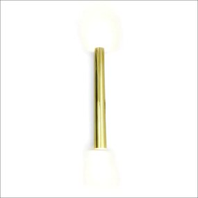 Arandela Linder Tubo Cilíndrico 04X4,5X30Cm 02Xmr11 Metal Alumínio - O... (DOURADO FOSCO)