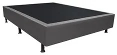 Base Box para Cama Casal 138x188cm Liz S05 Sintético Cinza - Mpozenato