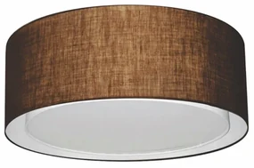 Plafon Para Sala de Jantar Cilíndrico SJ-3036 Cúpula Cor Café