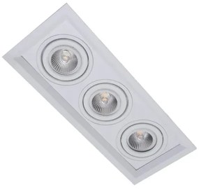 Plafon Embutir Aluminio 34,6Cm Recuado Ii - BRANCO