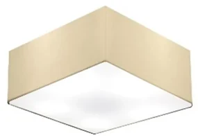 Plafon Para Sala Quadrado SL-3000 Cúpula Cor Algodão Crú