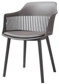 Cadeira Lislie em Polipropileno cor Cinza 80cm - 66330 Sun House