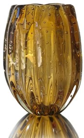 Vaso em Murano Jelly  M - Ambar  Ambar