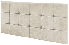 Cabeceira Painel Sleep para Cama Box Casal 1,60 m Suede Bege - D'Rossi