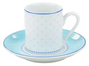 Xícara Café Com Pires 60Ml Porcelana Schmidt - Dec. Maitê 2264