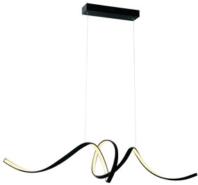 Pendente Lace 100X25Cm Led 36W 3000K Bivolt / Preto | Studioluce Pd142... (Preto)