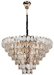 Pendente Cristal Metal Ouro Frances 1m Sanke
