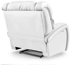 Poltrona do Papai Reclinável Kalie Power Touch Massagem FH9 PU Branco