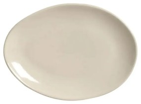 Prato Sobremesa Oval 22,5Cm Organico Clay - Porto Brasil