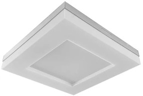 Plafon Led Sobrepor Branco 25W Asturias - LED BRANCO QUENTE (3000K)